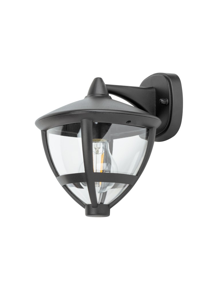 Outdoor wall lamps - Nowodvorski AMELIA Outdoor Wall Mounted Max wattage 10W only LED E27 Black 10495 - product kolory-swiatla.pl 4