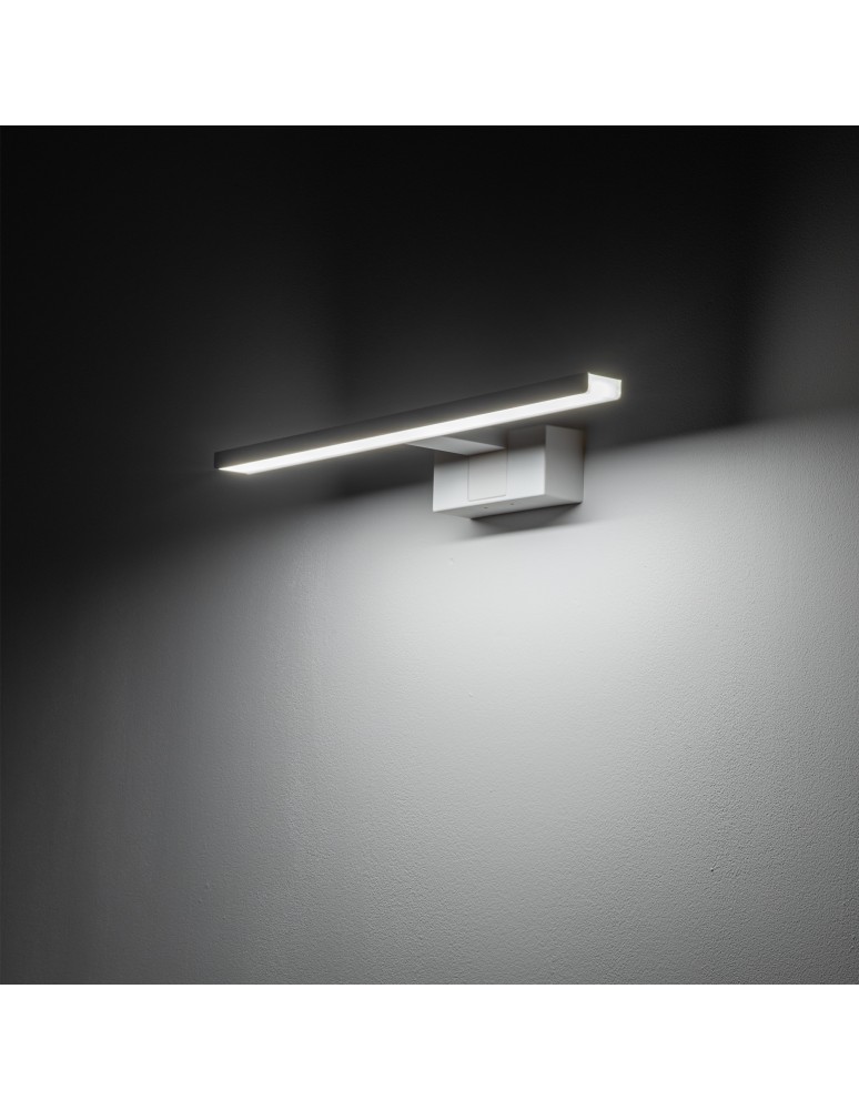Wall lamps over the mirror - Nowodvorski CEZANNE LED S Wall Wall lamp picture max power 8W LED 4000K White 10683 - product kolory-swiatla.pl 6