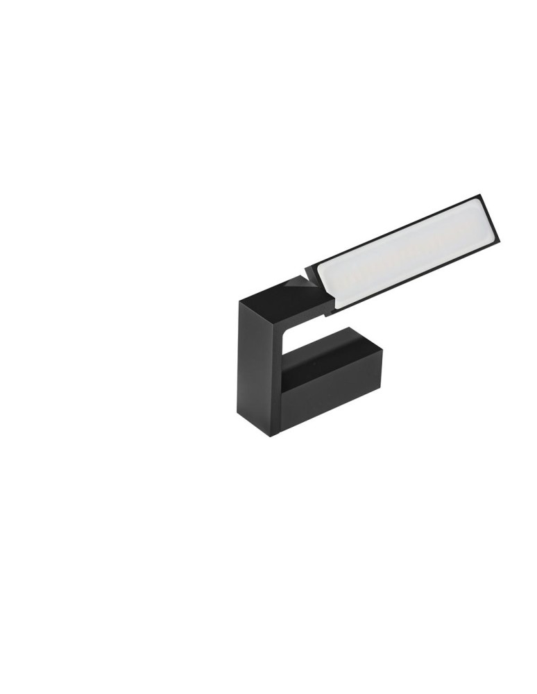 Bathroom wall lamps - Azzardo DALEN BLACK 4000K 1xLED Wall-mounted Black IP44 AZ2961 - product kolory-swiatla.pl 1