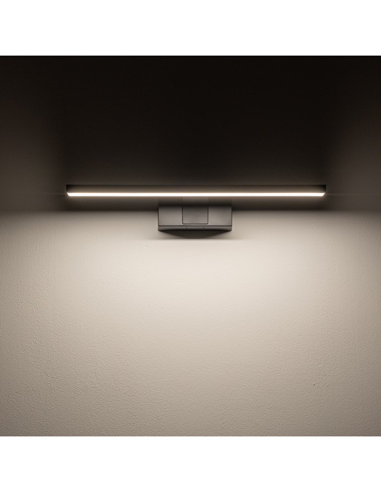 Wall lamps over the mirror - Nowodvorski CEZANNE LED S Wall Wall lamp Picture wall lamp Max power 8W LED 3000K Black 10668 - product kolory-swiatla.pl 2