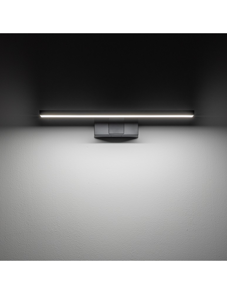 Wall lamps over the mirror - Nowodvorski CEZANNE LED S Wall Wall lamp picture max power 8W LED 4000K Black 10676 - product kolory-swiatla.pl 2
