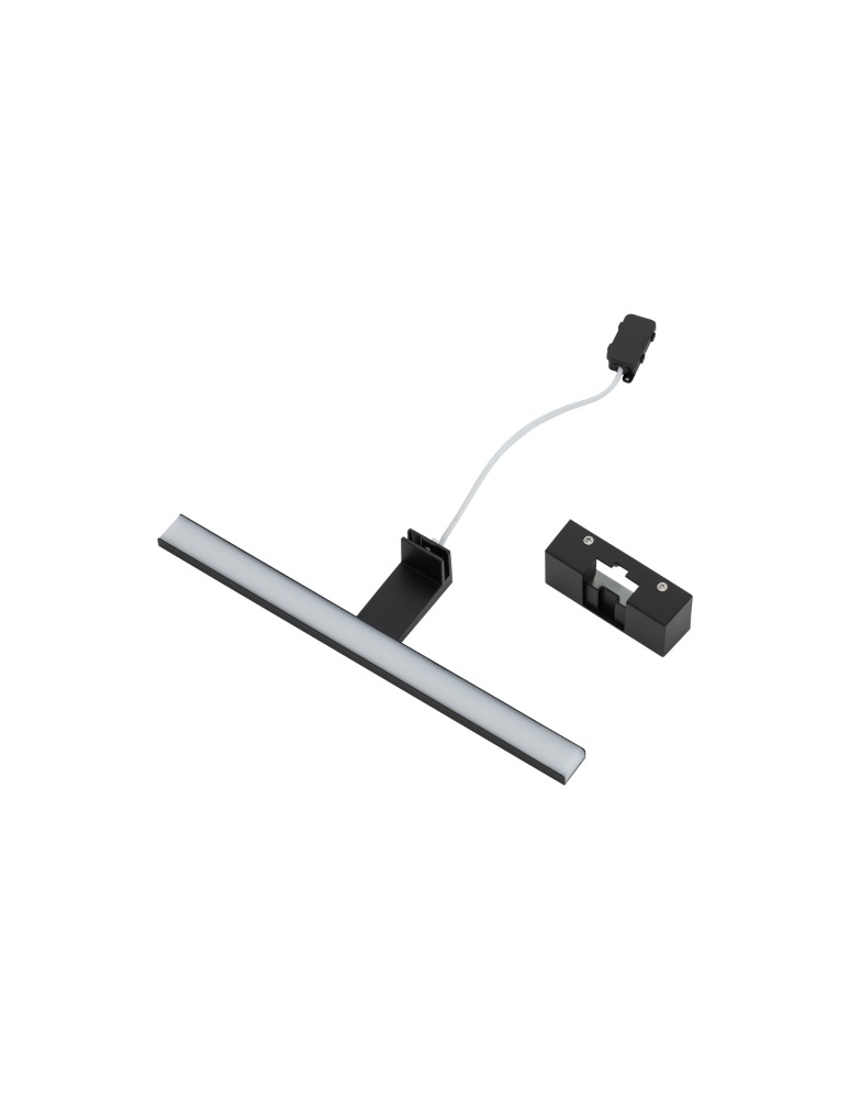 Wall lamps over the mirror - Nowodvorski CEZANNE LED S Wall Wall lamp picture max power 8W LED 4000K Black 10676 - product kolory-swiatla.pl 5