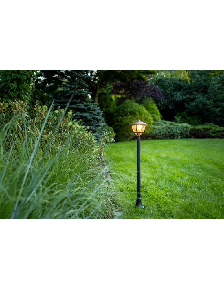 Standing garden lamps - Nowodvorski AMELIA Outdoor Pole Max power 10W only LED E27 Black 10497 - product kolory-swiatla.pl 3