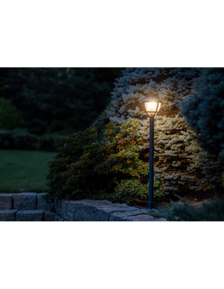 Standing garden lamps - Nowodvorski AMELIA Outdoor Pole Max power 10W only LED E27 Black 10497 - product kolory-swiatla.pl 4