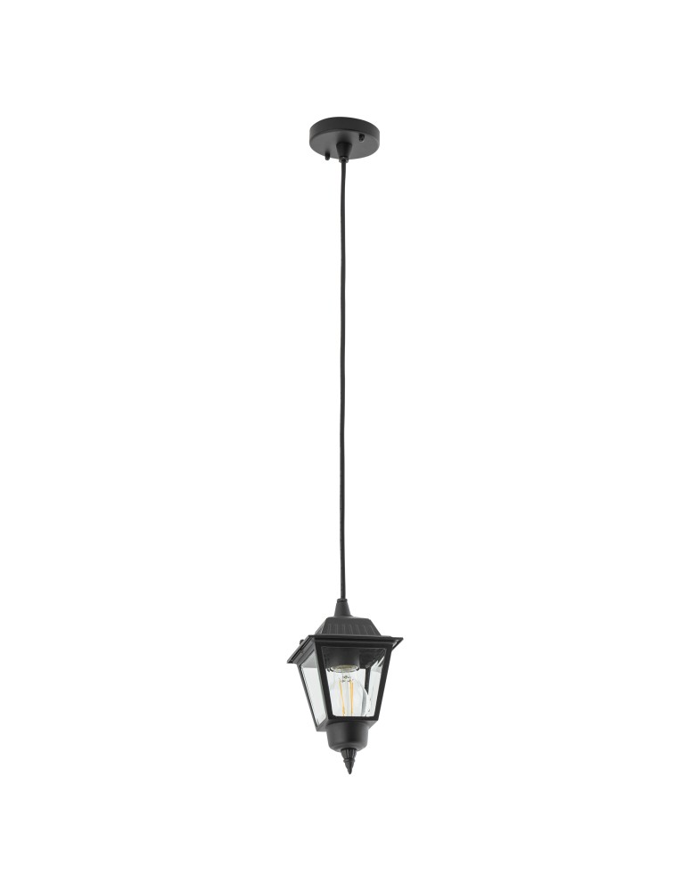 Outdoor pendant lamps - Nowodvorski ANA Outdoor Ceiling Pendant Max wattage 10W only LED E27 Black 10500 - product kolory-swiatla.pl 1