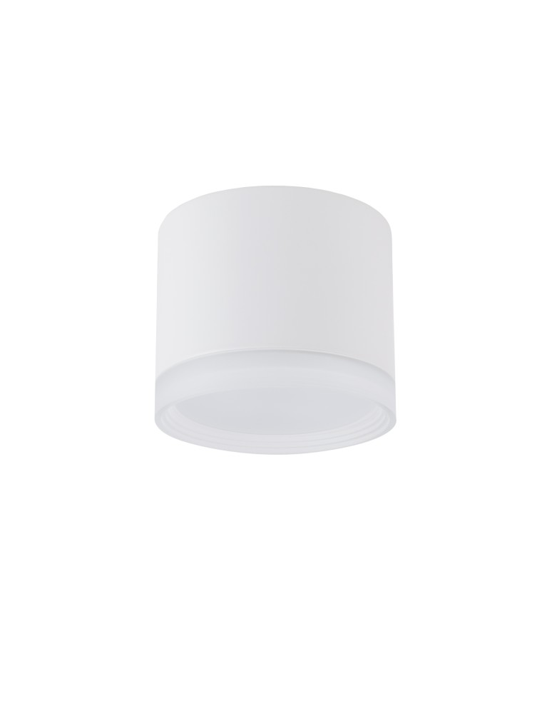 Round ceiling luminaires - Nowodvorski SILBA Spot Surface Mounted Max wattage 12W only LED GX53 White 10476 - product kolory-swiatla.pl 1