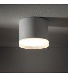 Round ceiling luminaires - Nowodvorski SILBA Spot Surface Mounted Max wattage 12W only LED GX53 White 10476 - product 2