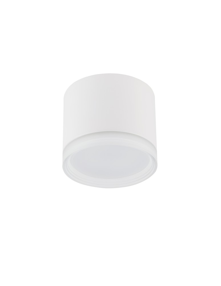 Round ceiling luminaires - Nowodvorski SILBA Spot Surface Mounted Max wattage 12W only LED GX53 White 10476 - product kolory-swiatla.pl 4