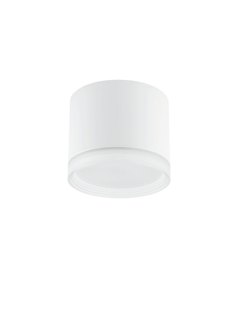 Round ceiling luminaires - Nowodvorski SILBA Spot Surface Mounted Max wattage 12W only LED GX53 White 10476 - product kolory-swiatla.pl 5