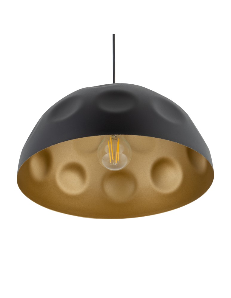 Round pendant lamps - Nowodvorski HEMISPHERE HIT L Ceiling Pendant Max wattage 25W only LED E27 Black 10703 - product kolory-swiatla.pl 4