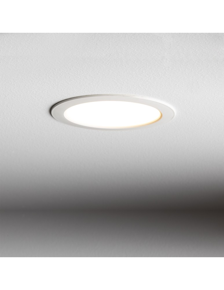 Recessed lamps with round shade - Nowodvorski MYKONOS LED 10W Spot Flush Mounted Max power 10W LED 3000K White 10537 - product kolory-swiatla.pl 2