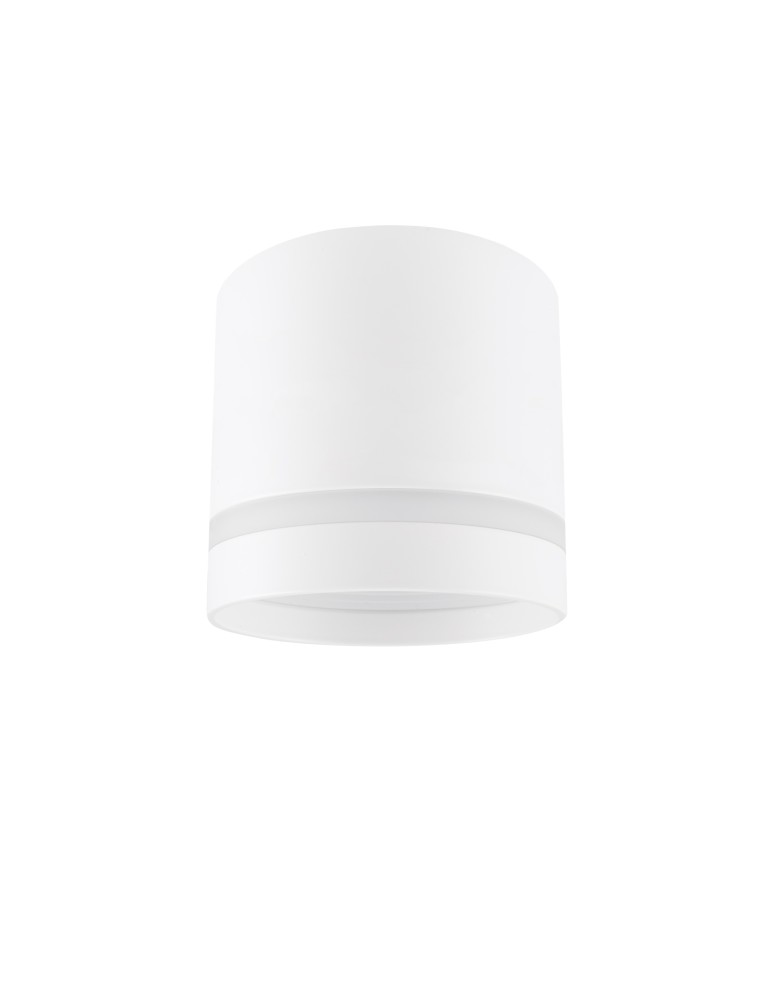 Round ceiling luminaires - Nowodvorski CRES Spot Surface Mounted Max wattage 12W only LED GX53 White 10478 - product kolory-swiatla.pl 1