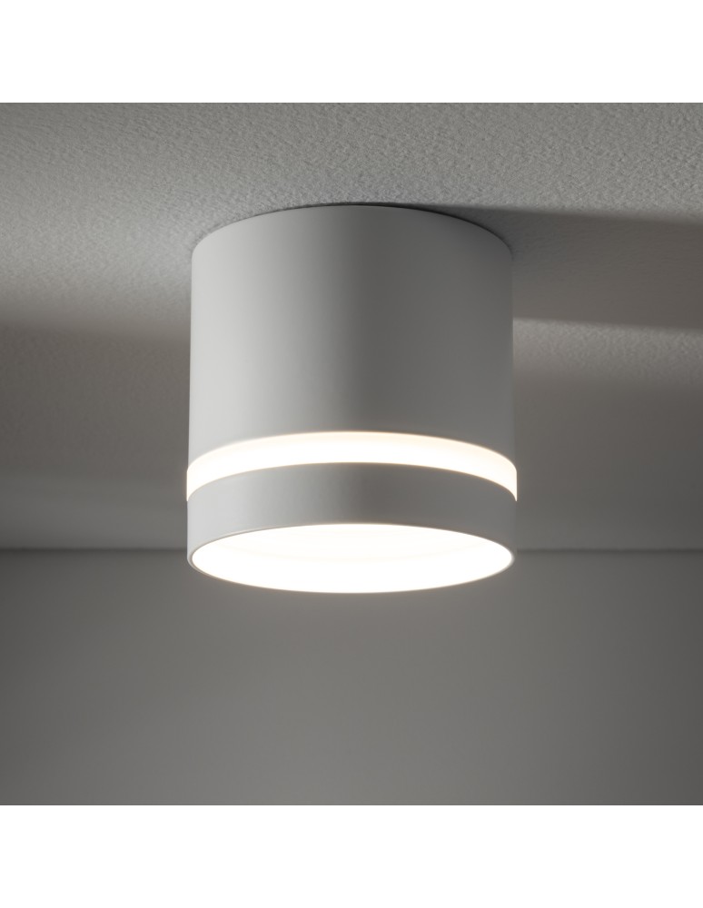 Round ceiling luminaires - Nowodvorski CRES Spot Surface Mounted Max wattage 12W only LED GX53 White 10478 - product kolory-swiatla.pl 2