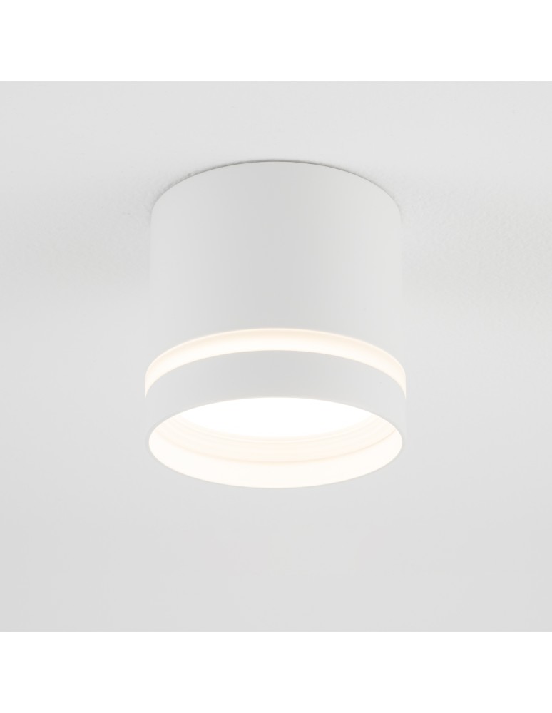 Round ceiling luminaires - Nowodvorski CRES Spot Surface Mounted Max wattage 12W only LED GX53 White 10478 - product kolory-swiatla.pl 6
