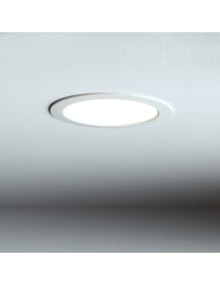 Recessed lamps with round shade - Nowodvorski MYKONOS LED 10W Spot Flush Mounted Max power 10W LED 4000K White 10538 - product kolory-swiatla.pl 2