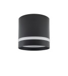 Round ceiling luminaires - Nowodvorski CRES Spot Surface Mounted Max wattage 12W only LED GX53 Black 10480 - product 1