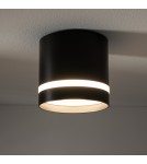 Round ceiling luminaires - Nowodvorski CRES Spot Surface Mounted Max wattage 12W only LED GX53 Black 10480 - product 2