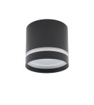 Round ceiling luminaires - Nowodvorski CRES Spot Surface Mounted Max wattage 12W only LED GX53 Black 10480 - product 3