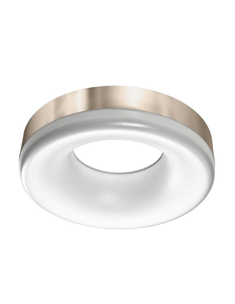 LED Plafonds - Azzardo RING LED 3000K SN 1xLED Ceiling and Wall Mount Satin Nickel AZ2946 - product kolory-swiatla.pl 1