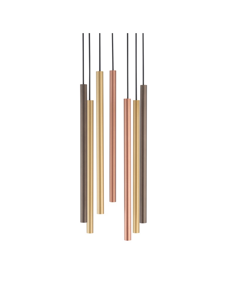 Pendant tube lamps - Nowodvorski LASER 490 Suspended Ceiling Max power 7x10W only LED G9 Multicolor 10704 - product kolory-swiatla.pl 4