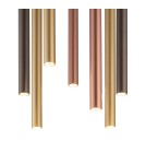 Pendant tube lamps - Nowodvorski LASER 490 Suspended Ceiling Max power 7x10W only LED G9 Multicolor 10704 - product 6