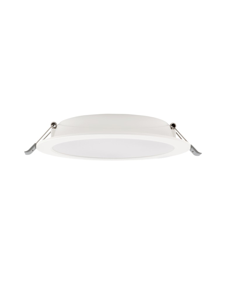 Recessed lamps with round shade - Nowodvorski MYKONOS LED 15W Spot Flush Mounted Max power 15W LED 3000K White 10540 - product kolory-swiatla.pl 1