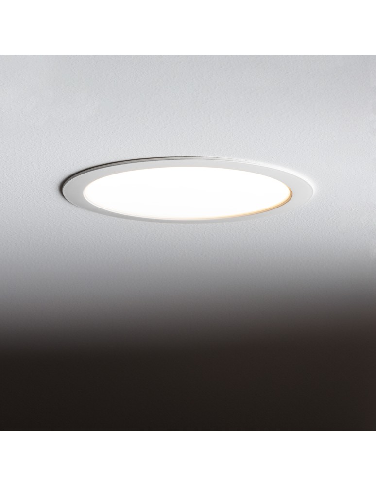 Recessed lamps with round shade - Nowodvorski MYKONOS LED 15W Spot Flush Mounted Max power 15W LED 3000K White 10540 - product kolory-swiatla.pl 2