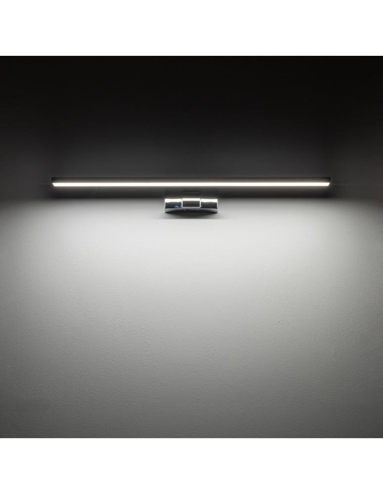 Wall lamps over the mirror - Nowodvorski CEZANNE LED M Wall Wall lamp picture max power 12W LED 4000K Chrome 10681 - product kolory-swiatla.pl 2