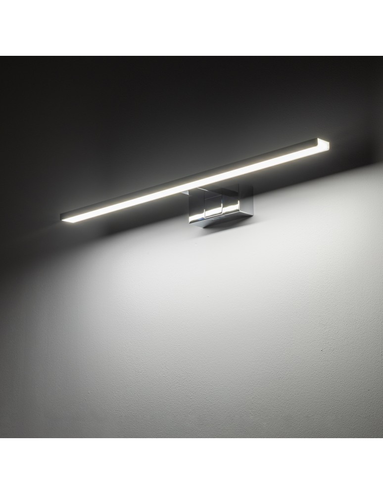 Wall lamps over the mirror - Nowodvorski CEZANNE LED M Wall Wall lamp picture max power 12W LED 4000K Chrome 10681 - product kolory-swiatla.pl 6