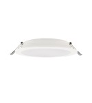 Recessed lamps with round shade - Nowodvorski MYKONOS LED 15W Spot Flush Mounted Max power 15W LED 4000K White 10541 - product 1
