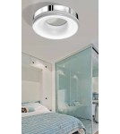 LED Plafonds - Azzardo RING LED 3000K CH 1xLED Ceiling and Wall Mount Chrome AZ2947 - product 2