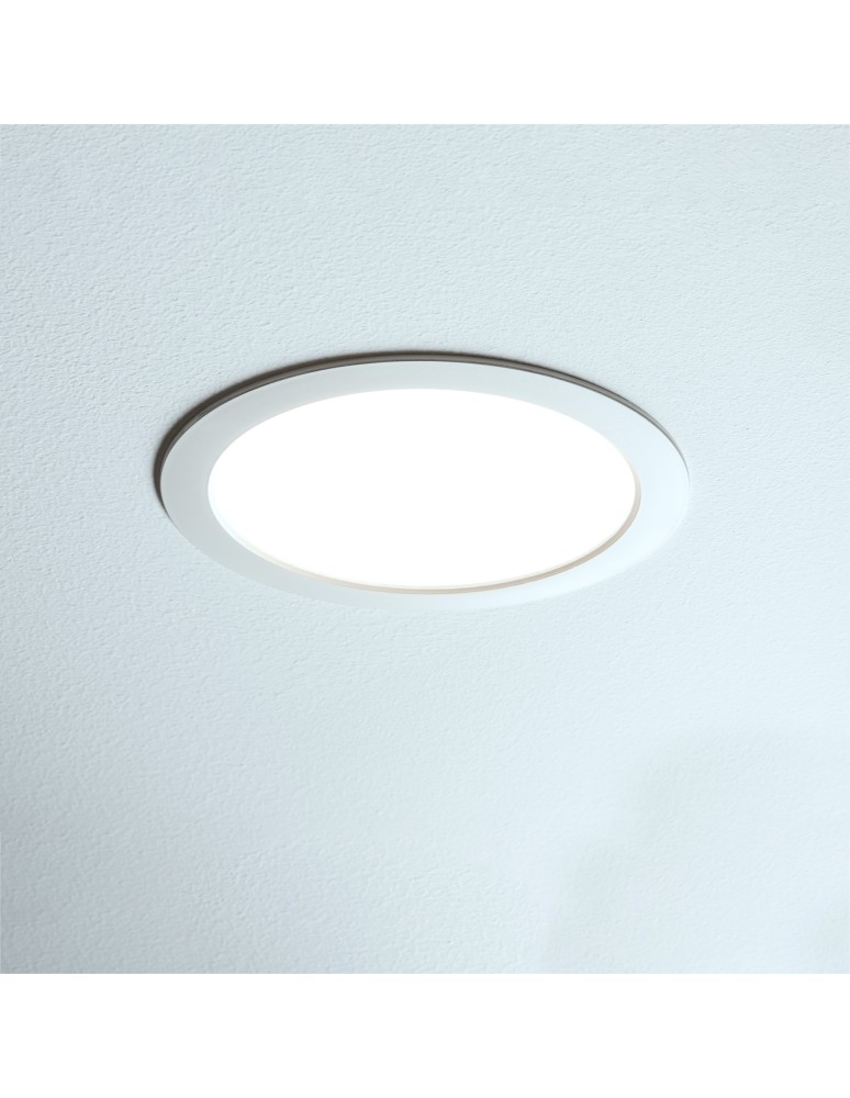 Recessed lamps with round shade - Nowodvorski MYKONOS LED 18W Spot Flush Mounted Max power 18W LED 4000K White 10543 - product kolory-swiatla.pl 6