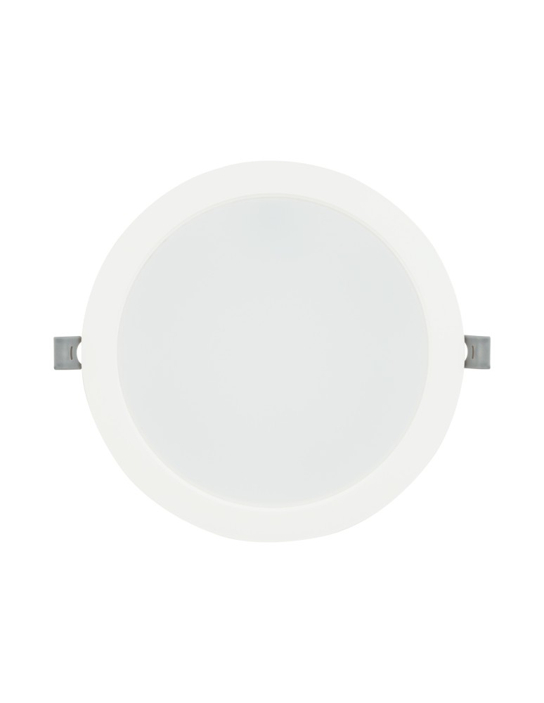 Recessed lamps with round shade - Nowodvorski MYKONOS LED 24W Spot Flush Mounted Max wattage 24W 3000K White 10544 - product kolory-swiatla.pl 3