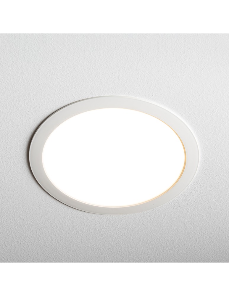 Recessed lamps with round shade - Nowodvorski MYKONOS LED 24W Spot Flush Mounted Max wattage 24W 3000K White 10544 - product kolory-swiatla.pl 6