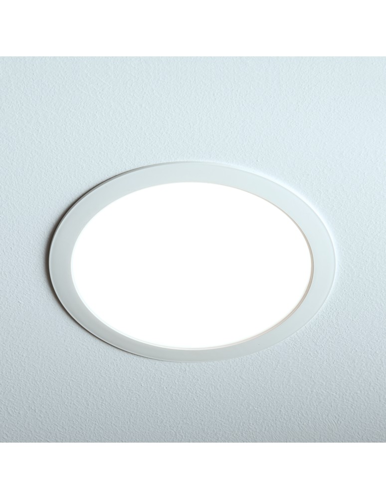 Recessed lamps with round shade - Nowodvorski MYKONOS LED 24W Spot Flush Mounted Max power 24W LED 4000K White 10545 - product kolory-swiatla.pl 6