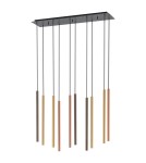 Pendant tube lamps - Nowodvorski LASER 490 Suspended Ceiling Max power 10x10W only LED G9 Multicolor 10705 - product 1