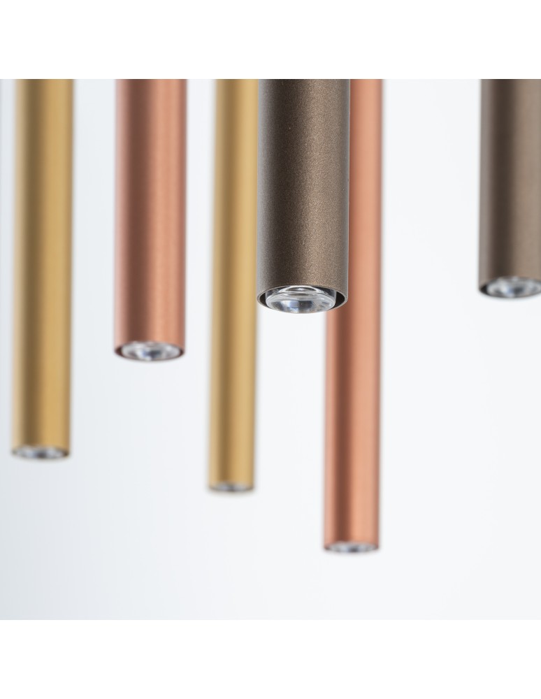 Pendant tube lamps - Nowodvorski LASER 490 Suspended Ceiling Max power 10x10W only LED G9 Multicolor 10705 - product kolory-swiatla.pl 5