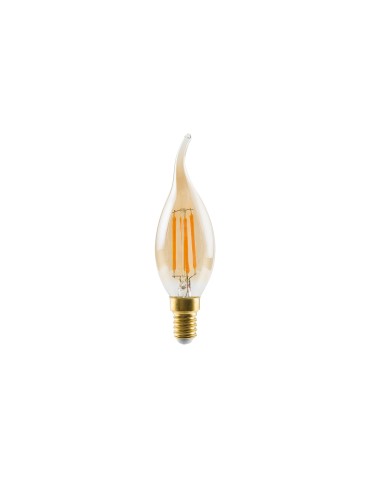 Nowodvorski BULB VINTAGE LED E14, 6W Light source and accessories E14 Max wattage 6W LED 2200K Transparent Amber 10592