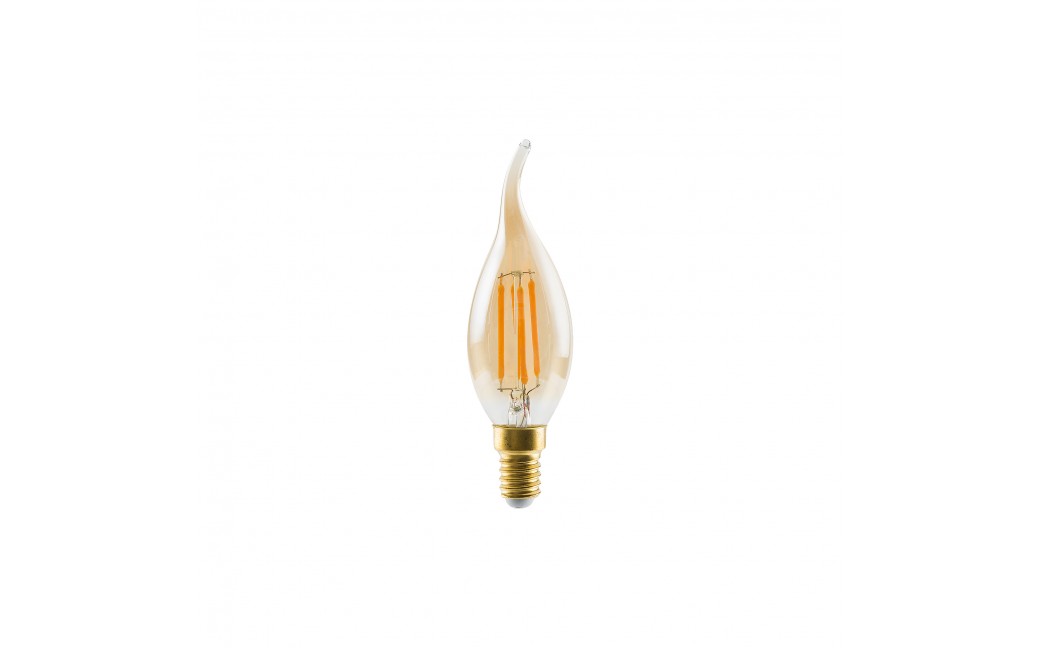 Nowodvorski BULB VINTAGE LED E14, 6W Źródła światła i akcesoria E14 Max moc 6W LED 2200K Transparentny bursztynowy 10592