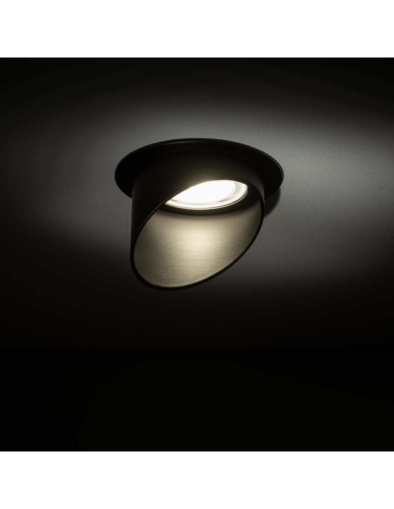 Black flush-mounted lamps - Nowodvorski SOLTA Spot Concealed Max wattage 10W only LED GU10 Black 10491 - product kolory-swiatla.pl 2