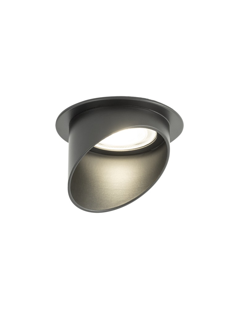 Black flush-mounted lamps - Nowodvorski SOLTA Spot Concealed Max wattage 10W only LED GU10 Black 10491 - product kolory-swiatla.pl 6