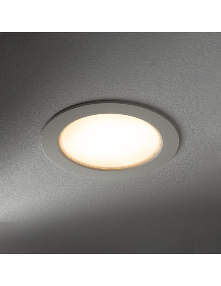 Recessed lamps with round shade - Nowodvorski MYKONOS LED 6W Flush Mounted Spot Max power 6W LED 3000K White 10535 - product kolory-swiatla.pl 2