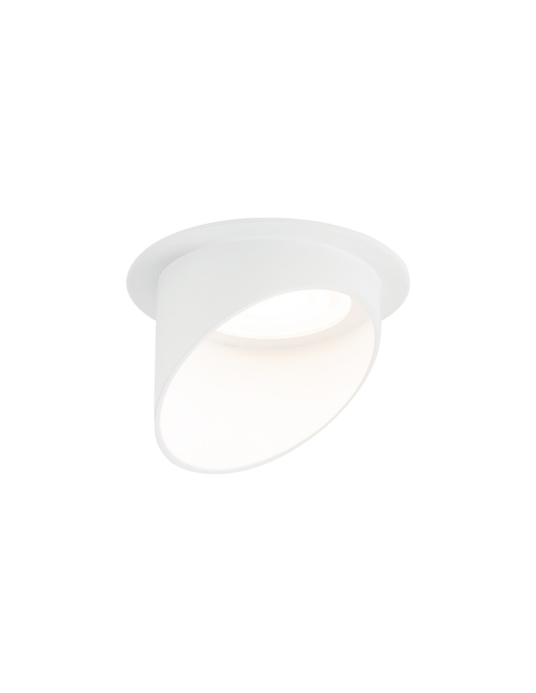 White flush mounted lamps - Nowodvorski SOLTA Spot Concealed Max wattage 10W only LED GU10 White 10492 - product kolory-swiatla.pl 6