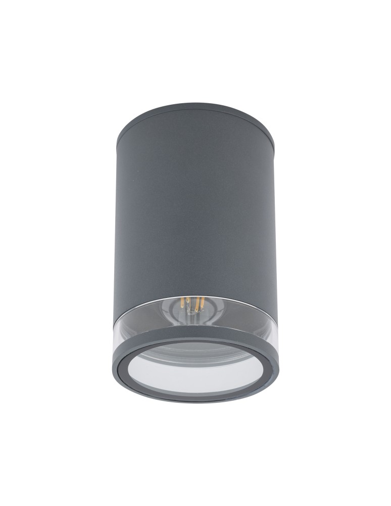 Outdoor ceiling lamps - Nowodvorski ROCK PRO Outdoor Ceiling Plafond Max wattage 25W only LED E27 Graphite 10687 - product kolory-swiatla.pl 1
