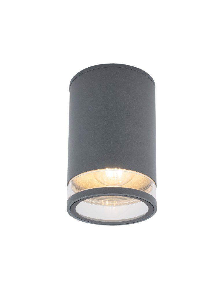 Outdoor ceiling lamps - Nowodvorski ROCK PRO Outdoor Ceiling Plafond Max wattage 25W only LED E27 Graphite 10687 - product kolory-swiatla.pl 2