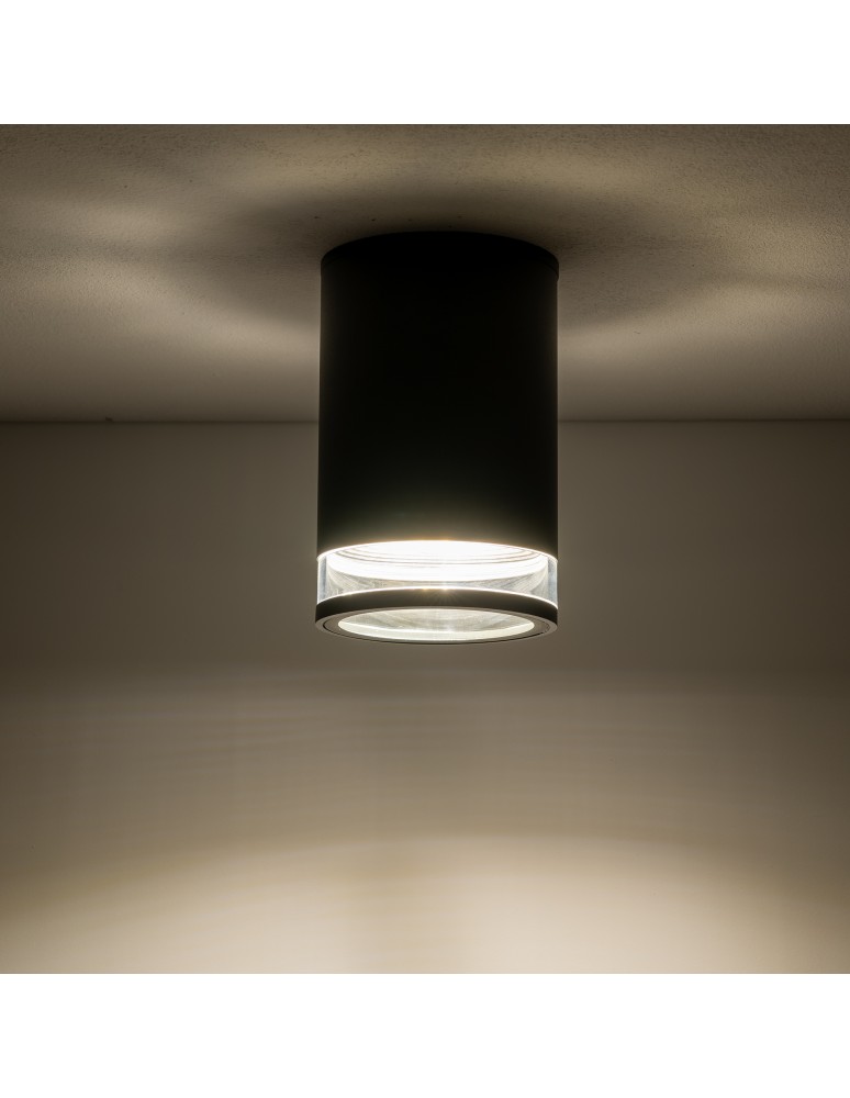 Outdoor ceiling lamps - Nowodvorski ROCK PRO Outdoor Ceiling Plafond Max wattage 25W only LED E27 Graphite 10687 - product kolory-swiatla.pl 4