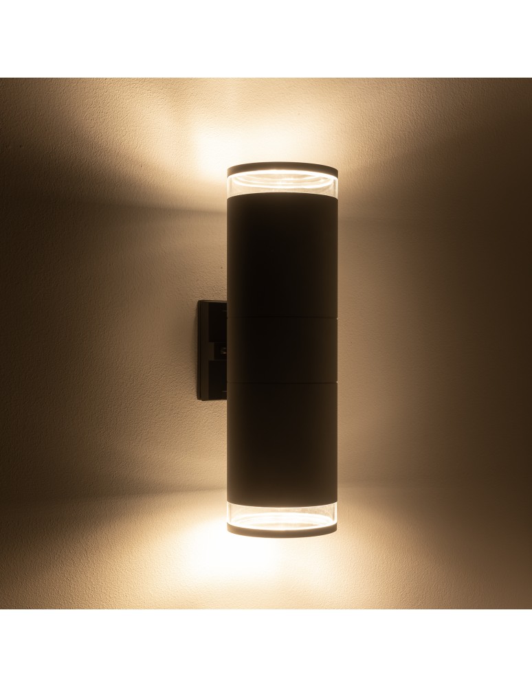 Outdoor wall lamps - Nowodvorski ROCK PRO Outdoor Wall Surface Max wattage 25W only LED E27 Graphite 10688. - product kolory-swiatla.pl 2