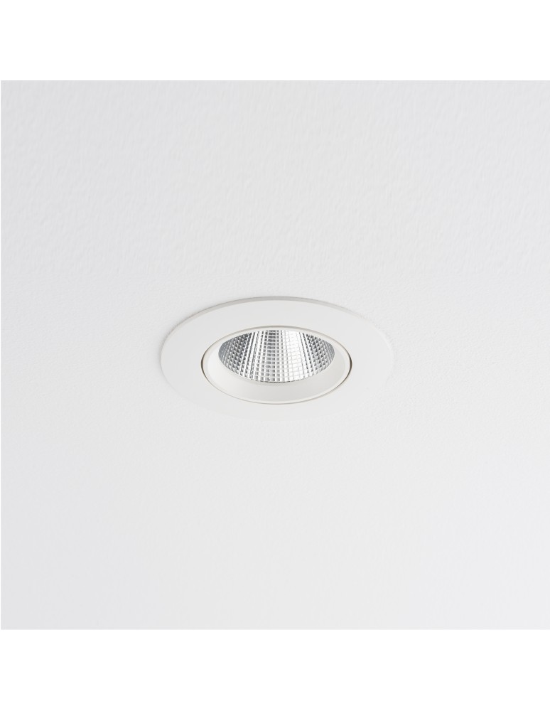 LED flush-mounted lamps - Nowodvorski EGINA LED 5W Spot Flush Mounted Max wattage 5W LED 4000K White 10547 - product kolory-swiatla.pl 2