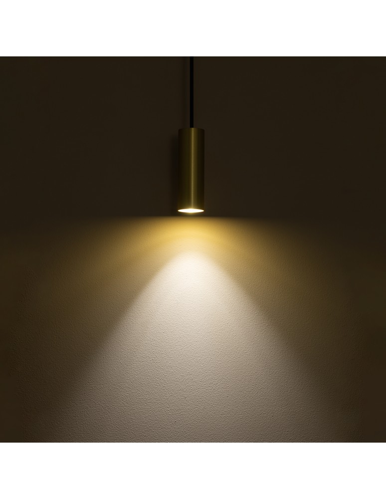 Pendant tube lamps - Nowodvorski FOURTY S Ceiling Pendant Max wattage 10W only LED GU10 R35 Brass 10766 - product kolory-swiatla.pl 2
