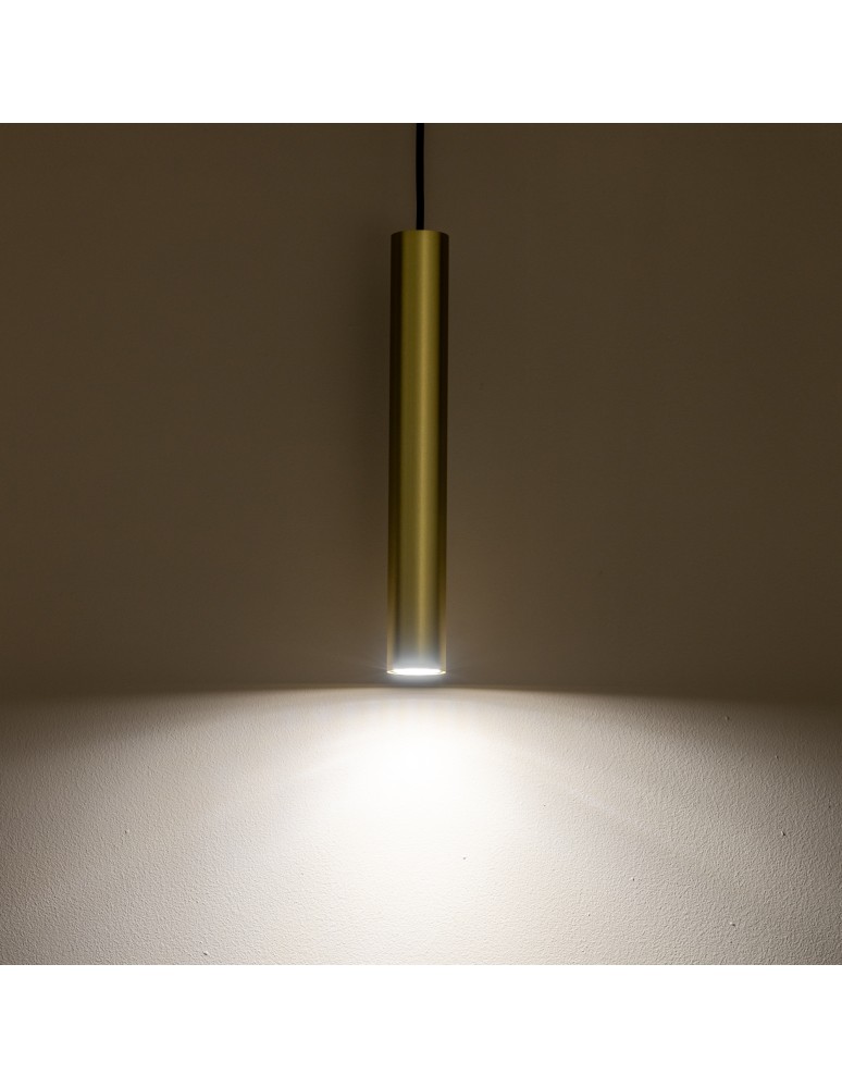Pendant tube lamps - Nowodvorski FOURTY M Ceiling Pendant Max wattage 10W only LED GU10 R35 Brass 10772 - product kolory-swiatla.pl 2